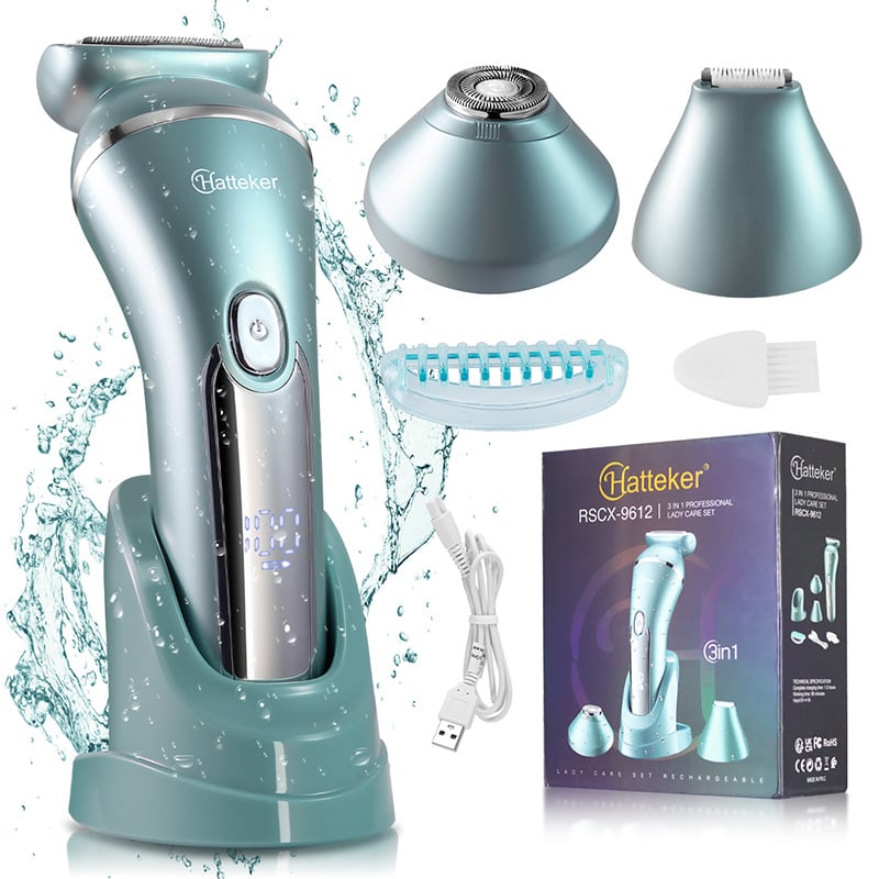 Shave Wet or Dry, Your Choice! Multifunctional Waterproof Women's Razor, Pamper Your Skin in the Shower