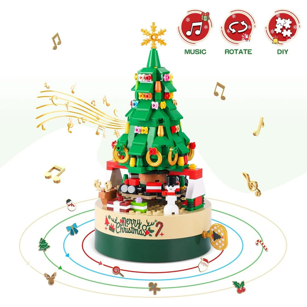Christmas Exclusive! 361-Block Musical Christmas Tree, Immerse You in the Festive Experience