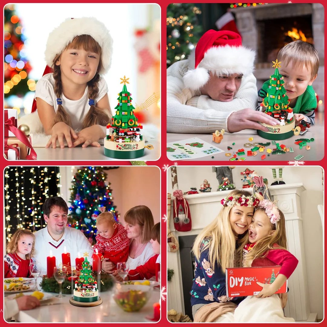 Christmas Exclusive! 361-Block Musical Christmas Tree, Immerse You in the Festive Experience