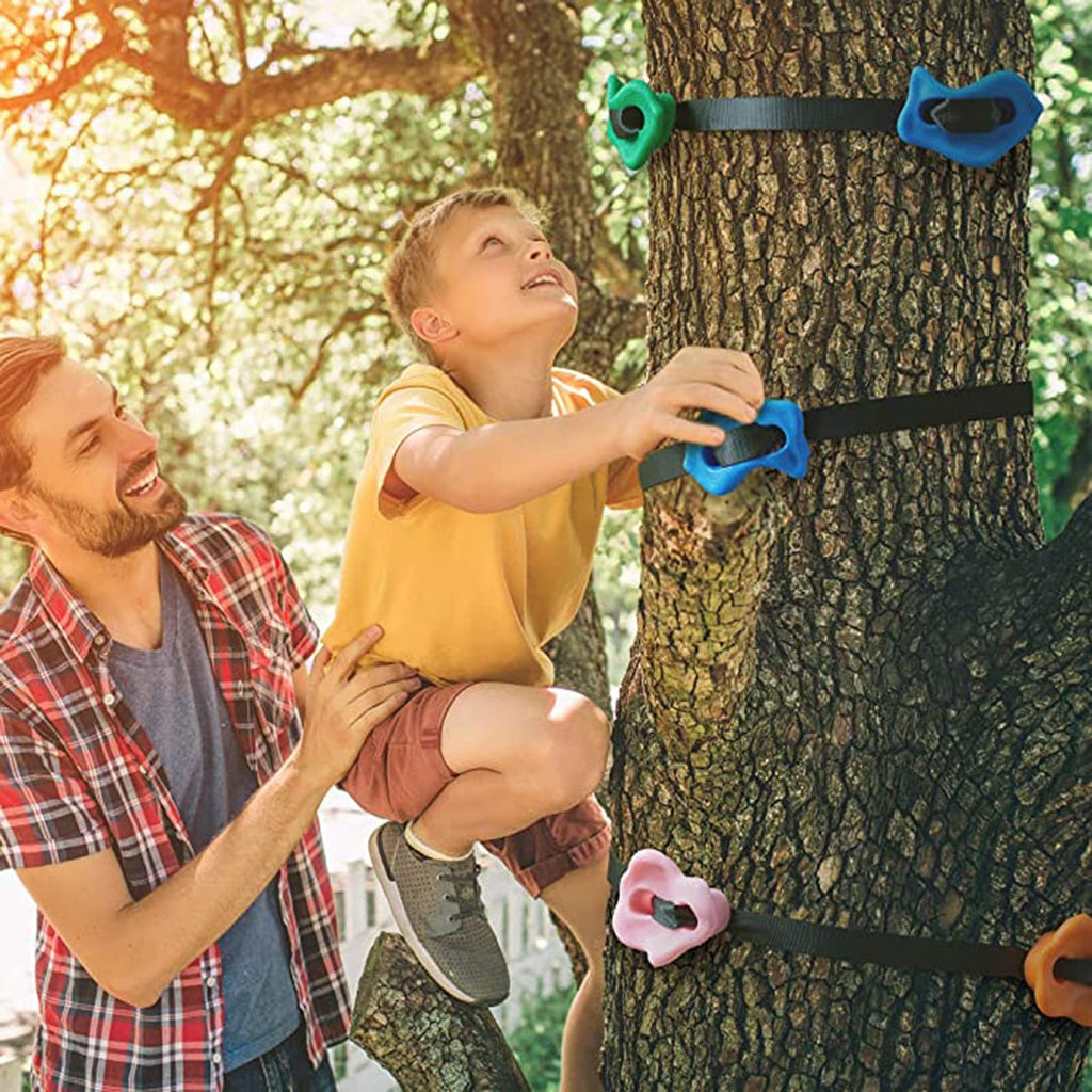 New Way of Parent-Child Interaction! Kids Backyard Rockclimbing Kit, Create an Exclusive Family Sports Haven