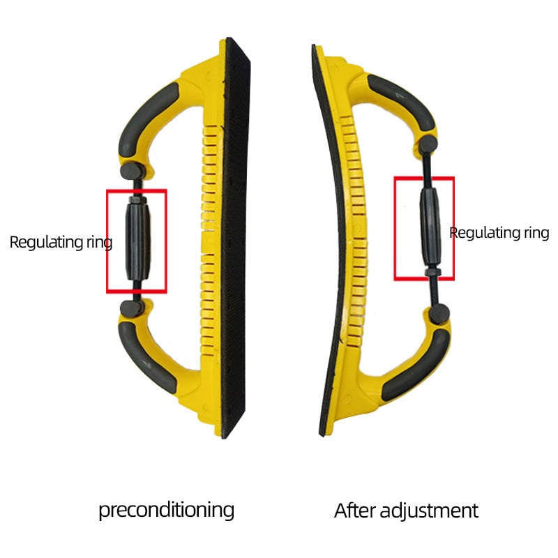 Master the Sanding Curve! Adjustable Radius Longboard Hand Sander, Efficient & Effortless