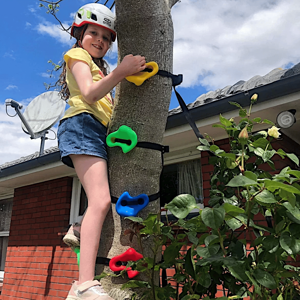 New Way of Parent-Child Interaction! Kids Backyard Rockclimbing Kit, Create an Exclusive Family Sports Haven