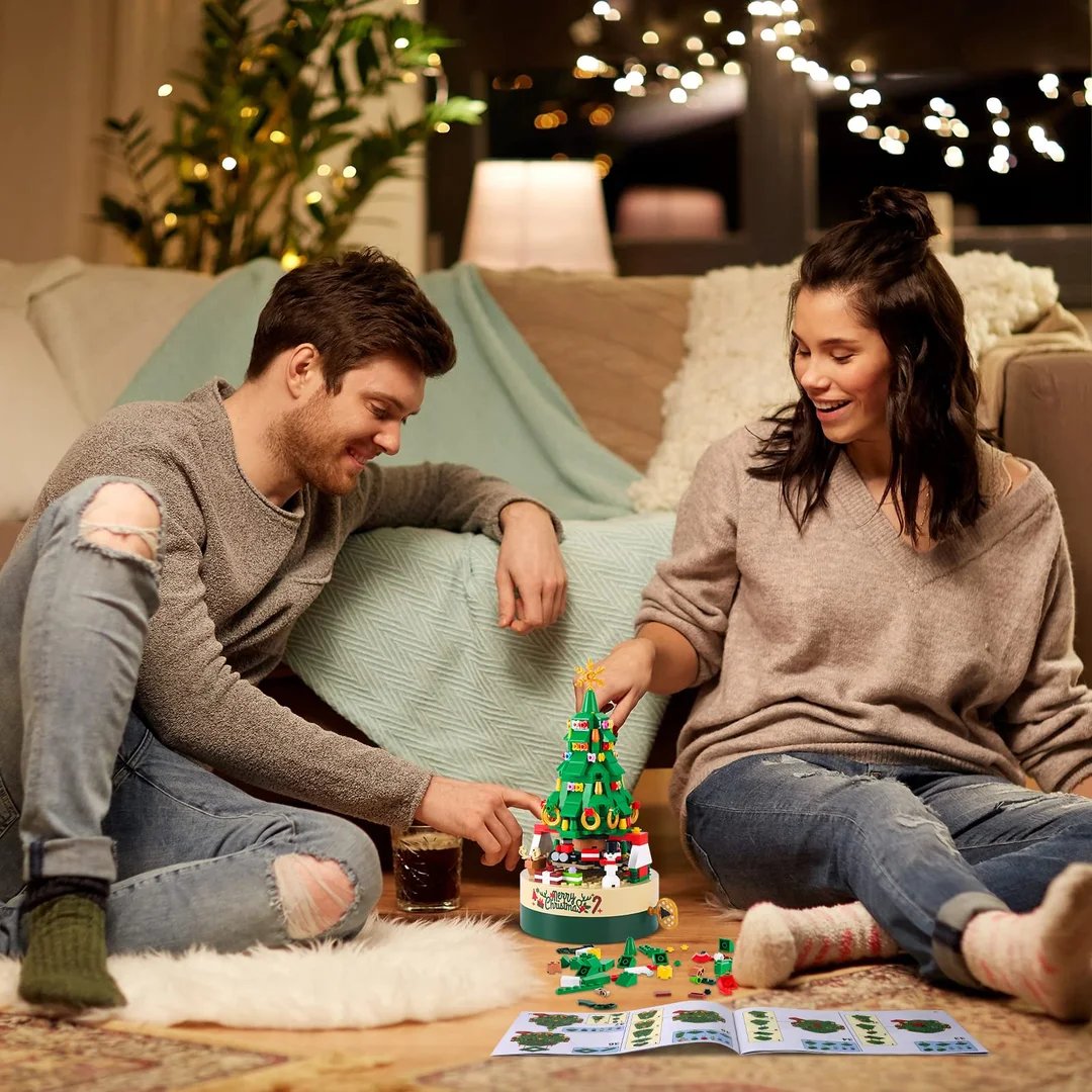 Christmas Exclusive! 361-Block Musical Christmas Tree, Immerse You in the Festive Experience