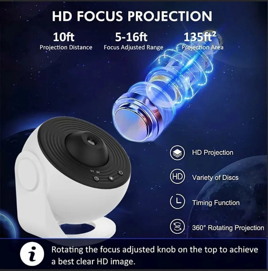 Big Summer Price Cut! Galaxy Projector: Bring the Universe into Your Bedroom