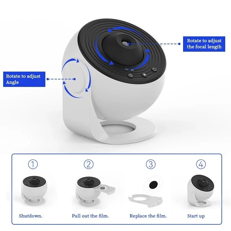 Big Summer Price Cut! Galaxy Projector: Bring the Universe into Your Bedroom